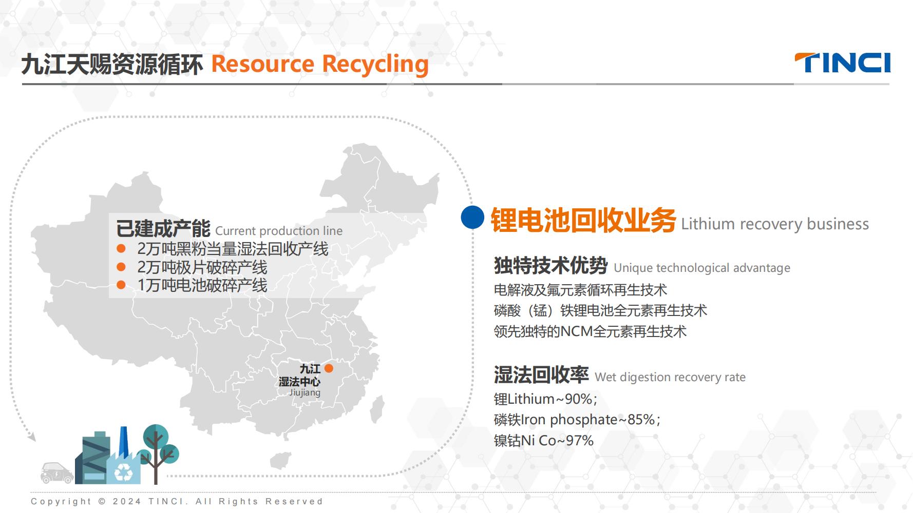 九江天赐资源循环产能与回收率_广州天赐高新材料股份有限公司